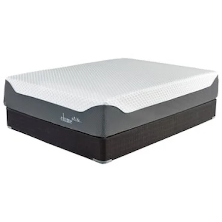 Queen 14" Ultra Plush Gel Memory Foam Mattress and Foundation